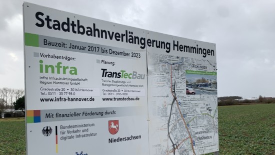 Stadtbahnverlängerung Hemmingen